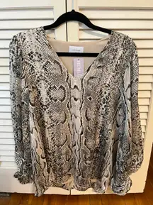 Snakeskin Top