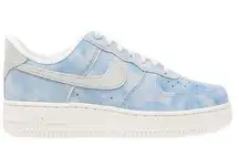 Nike NWT  Women Air Force 1 ‘07 SE Celestine Blue Sail Cloud Sneaker Shoes Size 7