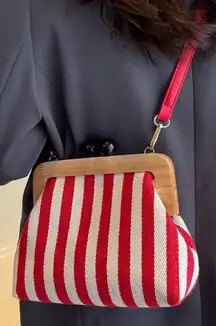 Red And White Crossbody 