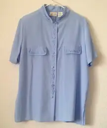 FINAL MARKDOWN LADIES' Vtg Kathie Lee Embroidered Blouse 18w