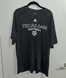 Grey  Texas A&M Softball Dri-Fit T-Shirt Size: XL