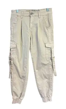 VIP Jeans Womans Relaxed Fit Jogging Pants Khaki/Cargo Sz 3 NWT