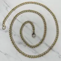 Gold Tone Chain Purse Replacement Strap 46" Crossbody ✨