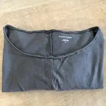 Eileen Fisher Oversized Tee boatneck drop shoulder - Small