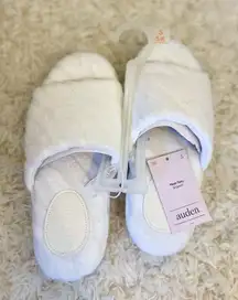 Auden Adrianna Platform Slippers Ivory Women's Size Small