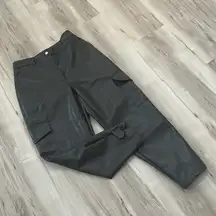 Aritzia Wilfred Vegan Leather Modern Cargo Pant | Size 10