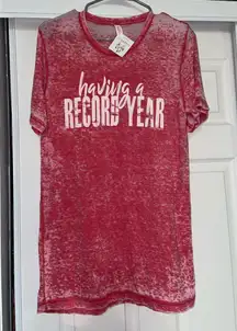 New with tags Eric church having a record year shirt size small can fit bigger