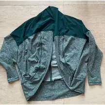 Zella Two-Tone open Jacket Athleisure Workout Casual Wear M-L‎