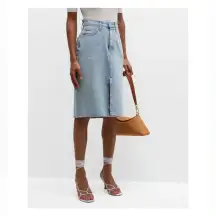 NWT Derek Lam 10 Crosby Denim Skirt size 26