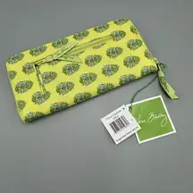 Vtg Vera Bradley Travel Organizer Wallet Citrus Retired Passport ID Holder New