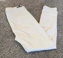 Citizens of Humanity White Rocket Crop High Rise Skinny Jeans, size 29, NWOT