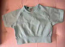 Bo + Tee workout crop top with back cutout 