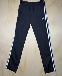 Adidas Essentials Warm Up Track Pants 3 Stripes Black Size M