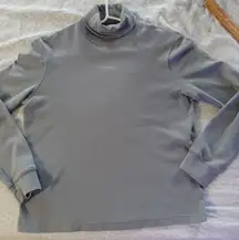 Lauren Ralph Lauren Turtleneck Pullover Small Blue Women Long Sleeve Shirt