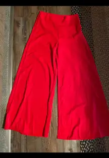 red dress pants