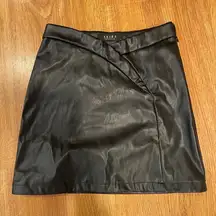 Akira Leather Mini Skirt size Small