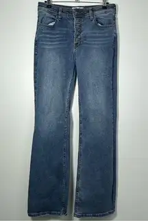 Free People We The Free Women’s Bootcut Stretch Button Fly Jeans Size 10