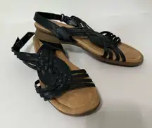 Kim Rogers Black Sandal - Size 9.5