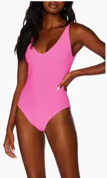 Beach Riot Reese Rib one-Piece swimsuit, Size Medium , $148