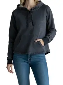 PATAGONIA T-Snap Cropped Pullover Hoodie Women M Blue Comfy Travel Rare Outdoor