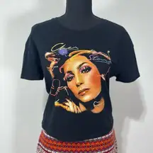 Disco Cher Boxy Crop Top Size Small Women’s