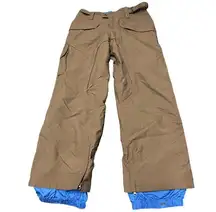 B by BURTON Brown Snowpants‎ Snowboard Ski Snow Pants Womens S Waterproof