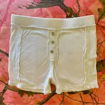 urban outfitters out from under sweet dreams ivory white boxer shorts