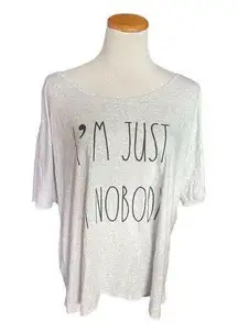 Womens Casting Crowns Christian I’m Just A Nobody Oversized Concert Tee - Sz XXL