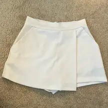 White Envelope Skort
