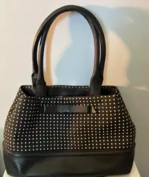 Black And White Polka Dot Purse