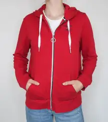 Tommy Hilfiger Tommy Jeans Embroidered Spellout Red Jacket