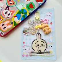 Usagi double sided acrylic keychain bagcharm phonecharm