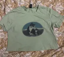 Cat Crop Top