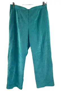 Alfred Dunner Women's Grand Canyon Auqa Corduroy Dress Pants