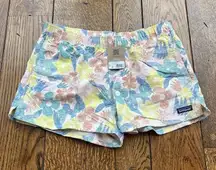Patagonia Women's 2.5" Barely Baggies Shorts Channeling Spring NWT Size Large
