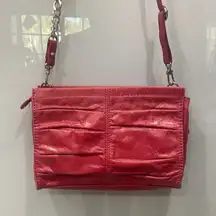 The Sak Red Blush Women's Adjustable Crossbody Purse Bag