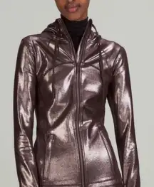Lululemon Metallic Brown hooded define Jacket . NWOT
