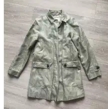 Aritzia Wilfred Olive Green Belted Coat Size Small