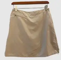 Patagonia beige skort size 2 EUC