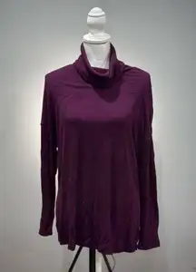 Burgundy Sanctuary Turtleneck Sweater Size S EUC