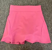 Pink tennis skirt