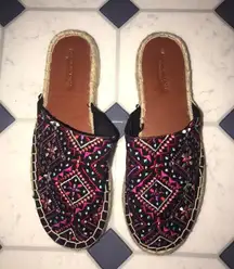 Aztec Embroidered Espadrilles