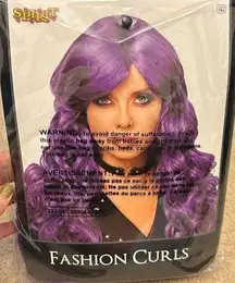 Spirit Fashion Curls Medium/Long Length Wig For Halloween