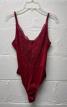 Red Lace Bodysuit