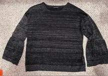 Olivia Sky Black and Silver‎ sweater size 2X