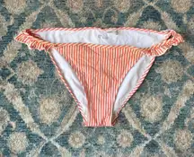 Orange Stripe Bikini Bottoms