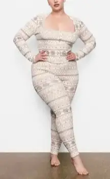 Skims Logo Pointelle Set - SIZE X4 NEW with tags