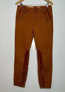Pilcro and the Letterpress Anthro Picardy Jodhpur Velvet Trim Riding Pants Sz. 8