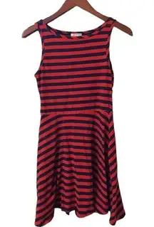 Forever 21 Red and blue striped Sun dress