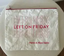 NWOT Left On Friday Wet Swimsuit Bag